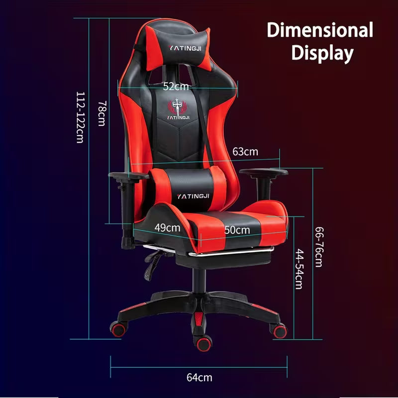 Racing PU Executive Gaming Chair – Ergonomic Reclining Computer & Office Chair