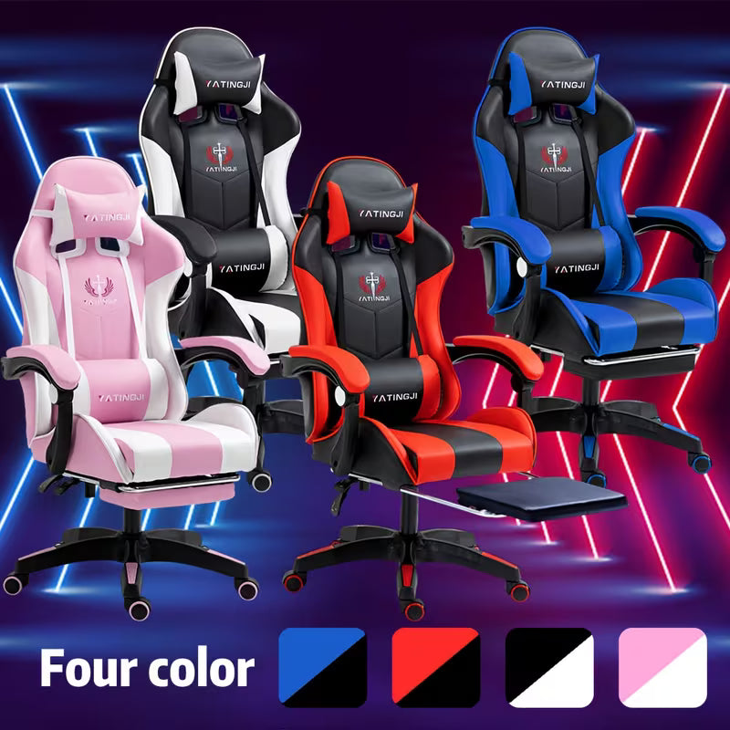 Racing PU Executive Gaming Chair – Ergonomic Reclining Computer & Office Chair