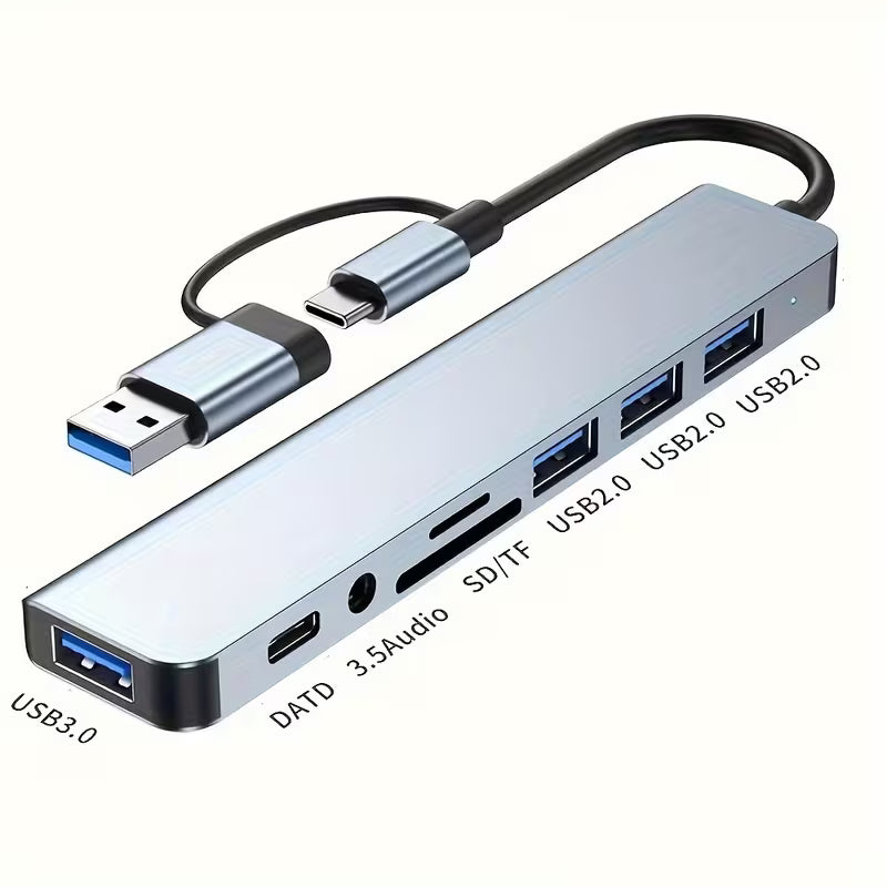 USB C Hub with Audio Jack | Compatible with Tablets, USB Powered, 5V Operating Voltage